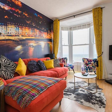 Sea View Ar Lan Y Mor Luxury Apartment 阿伯里斯特威斯 外观 照片